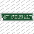 North Carolina Alley Novelty Narrow Sticker Decal