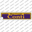 Conti Purple Novelty Narrow Sticker Decal