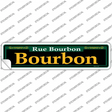 Bourbon Green Novelty Narrow Sticker Decal