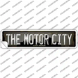 Detroit Michigan The Motor City Novelty Narrow Sticker Decal