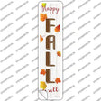 Happy Fall Yall Novelty Narrow Sticker Decal