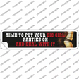 Big Girl Panties And Deal Novelty Narrow Sticker Decal