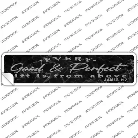 Good And Perfect Bible Verse Novelty Narrow Sticker Decal