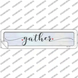 Gather Heart Novelty Narrow Sticker Decal