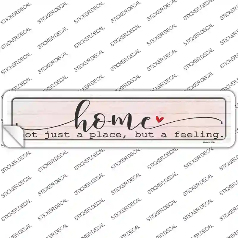 Home Feeling Novelty Narrow Sticker Decal