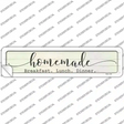 Homemade Food Novelty Narrow Sticker Decal