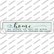 Home Story and Collection Novelty Narrow Sticker Decal