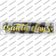 Santa Claus White Novelty Narrow Sticker Decal