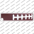Football Closeup Novelty Narrow Sticker Decal