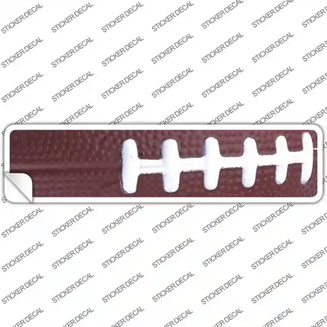 Football Closeup Novelty Narrow Sticker Decal