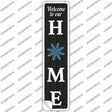 Home Snowflake Novelty Narrow Sticker Decal