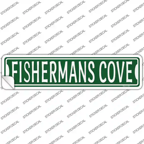 Fisherman Cove Novelty Narrow Sticker Decal