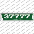 Louisville TN 37777 Handwriting Novelty Narrow Sticker Decal