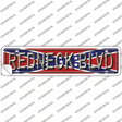 Redneck Blvd Novelty Narrow Sticker Decal