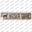 Vizsla Trail Novelty Narrow Sticker Decal