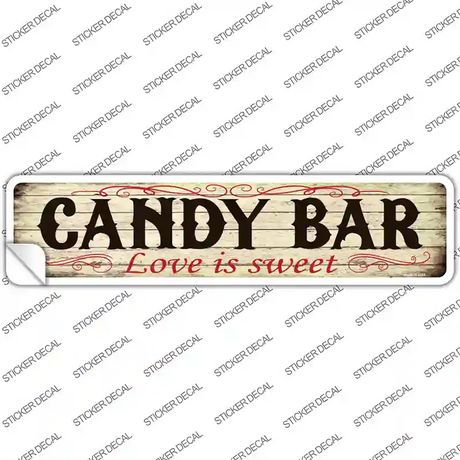 Candy Bar Novelty Narrow Sticker Decal