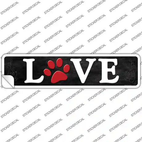 Love Novelty Narrow Sticker Decal