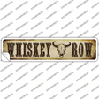 Whiskey Row Novelty Narrow Sticker Decal