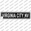 Virginia City NV Novelty Narrow Sticker Decal