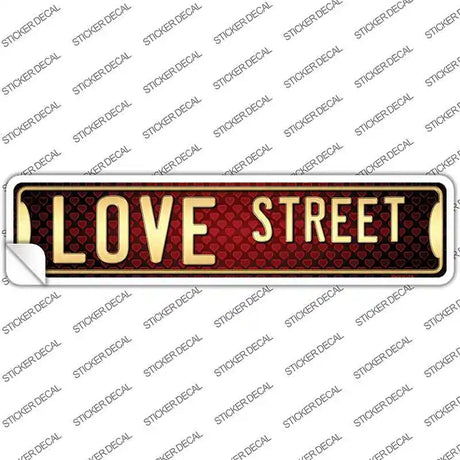 Love Street Novelty Narrow Sticker Decal