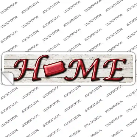 Pennsylvania Home Outline Novelty Narrow Sticker Decal