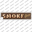 Smoke Shop Bulb Lettering Novelty Narrow Sticker Decal