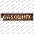 Gasoline Bulb Lettering Novelty Narrow Sticker Decal