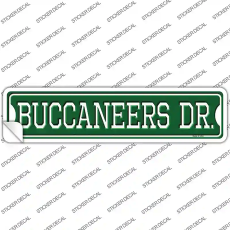 Buccaneers Dr Novelty Narrow Sticker Decal