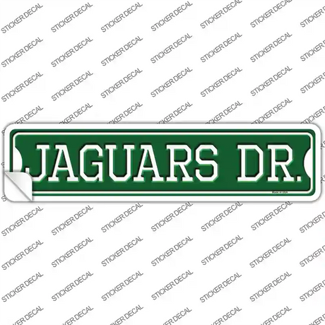 Jaguars Dr Novelty Narrow Sticker Decal