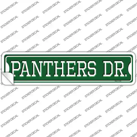 Panthers Dr Novelty Narrow Sticker Decal