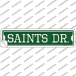 Saints Dr Novelty Narrow Sticker Decal