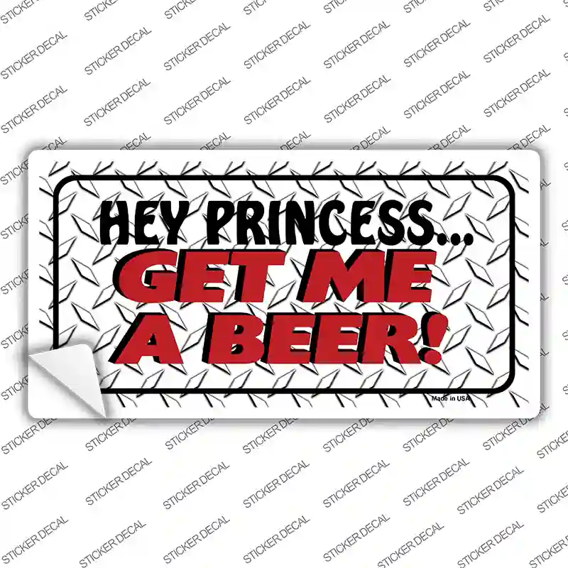 Get Me a Beer Novelty Sticker Decal