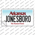 Jonesboro Arkansas Novelty Sticker Decal