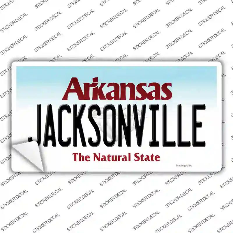 Jacksonville Arkansas Novelty Sticker Decal