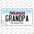 Grandpa Arkansas Novelty Sticker Decal