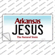 Jesus Arkansas Novelty Sticker Decal