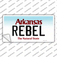 Rebel Arkansas Novelty Sticker Decal