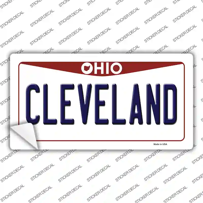 Cleveland Ohio Novelty Sticker Decal