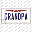 Grandpa Ohio Novelty Sticker Decal
