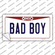 Bad Boy Ohio Novelty Sticker Decal