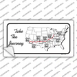 Take The Journey Novelty Sticker Decal