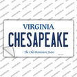 Chesapeake Virginia Novelty Sticker Decal