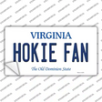 Hokie Fan Virginia Novelty Sticker Decal