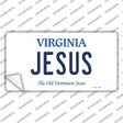 Jesus Virginia Novelty Sticker Decal
