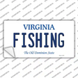 Fishing Virginia Novelty Sticker Decal
