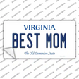 Best Mom Virginia Novelty Sticker Decal