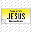 Jesus New Jersey Novelty Sticker Decal