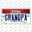 Grandpa Utah Novelty Sticker Decal