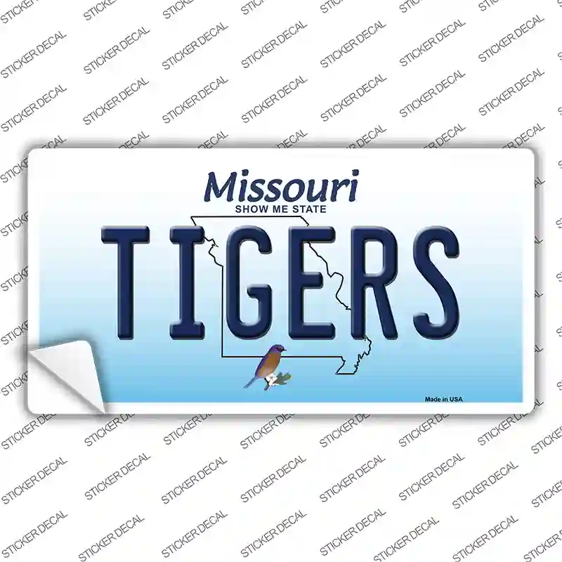 Tigers Missouri Novelty Sticker Decal