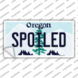 Spoiled Oregon Novelty Sticker Decal